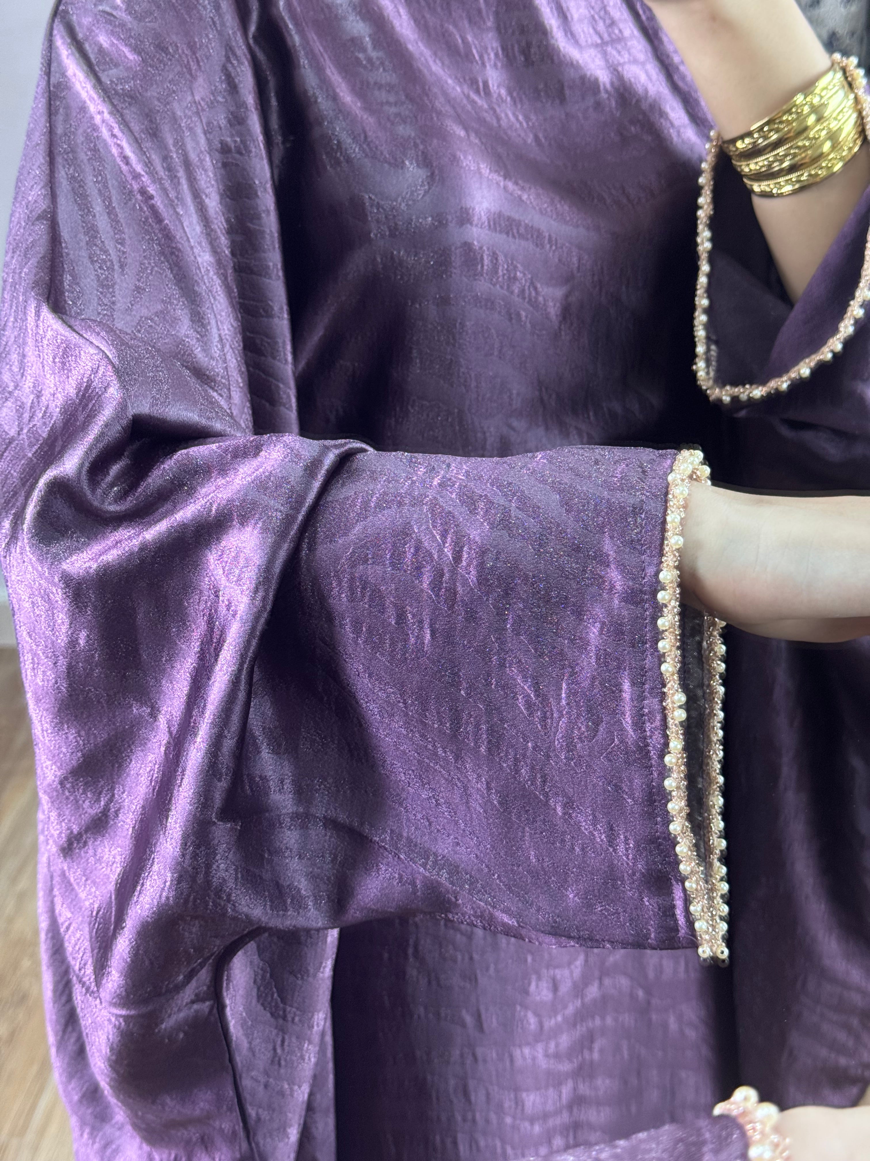 Robe d’hôtesse papillon |Violet