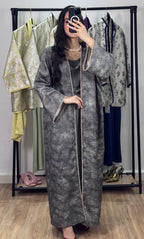 Ensemble Abaya |Gris