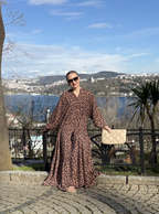 Robe à motifs léopard