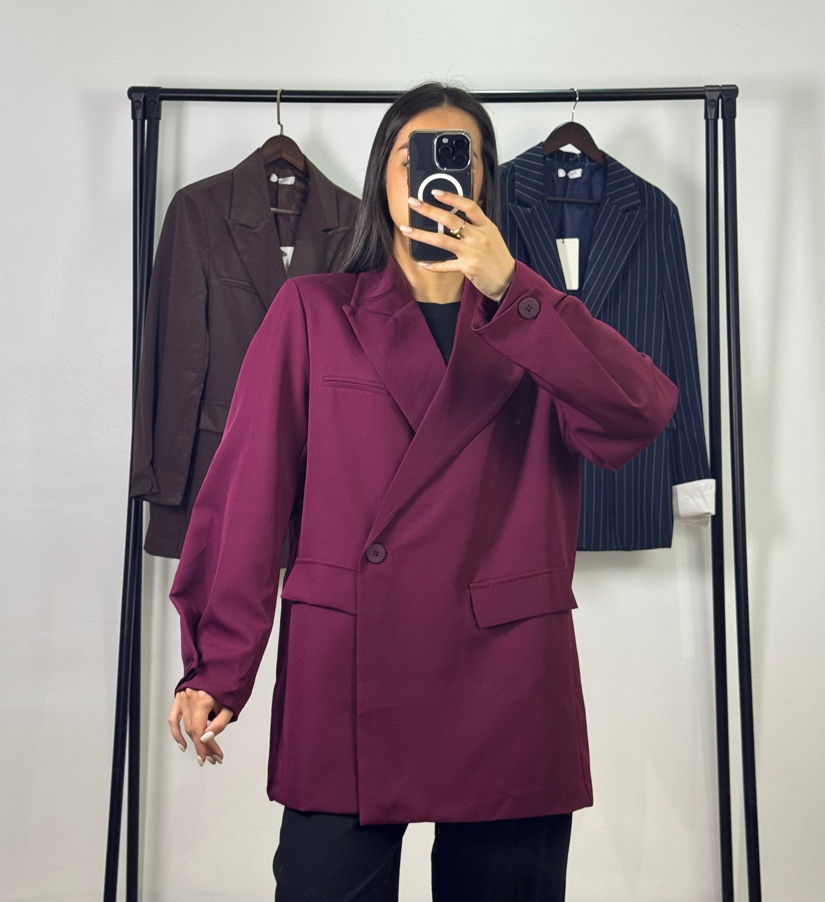 Blazer croisé |Bordeaux