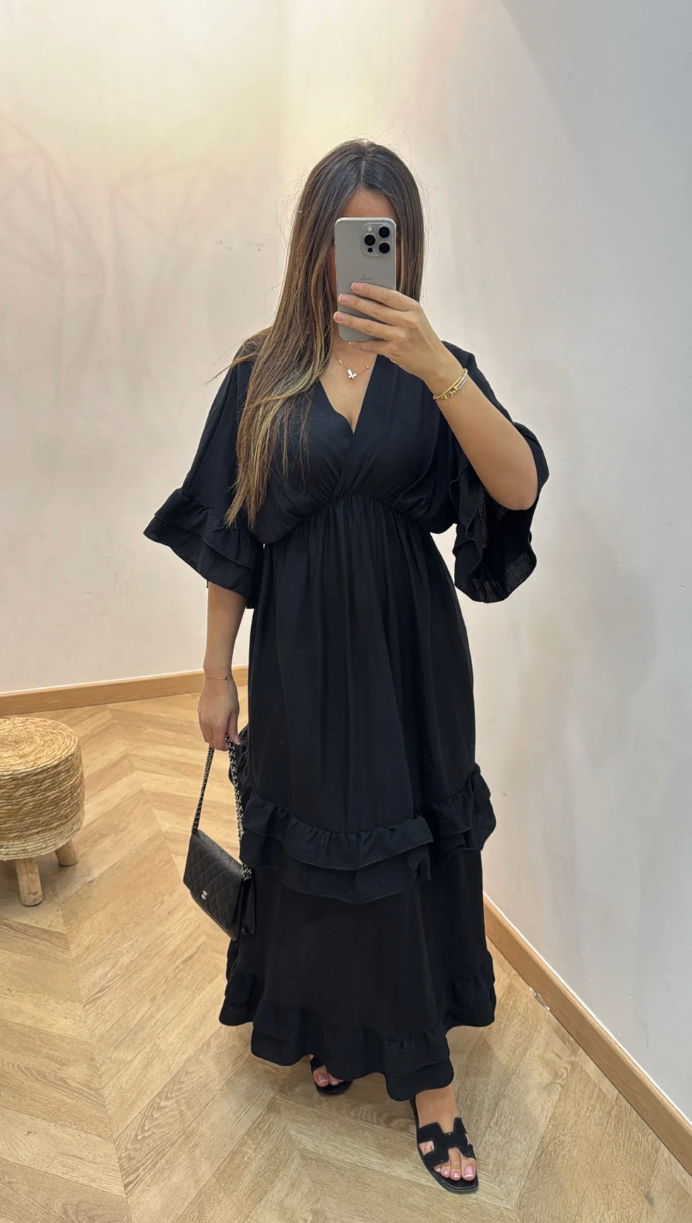 Robe bohème |Noir