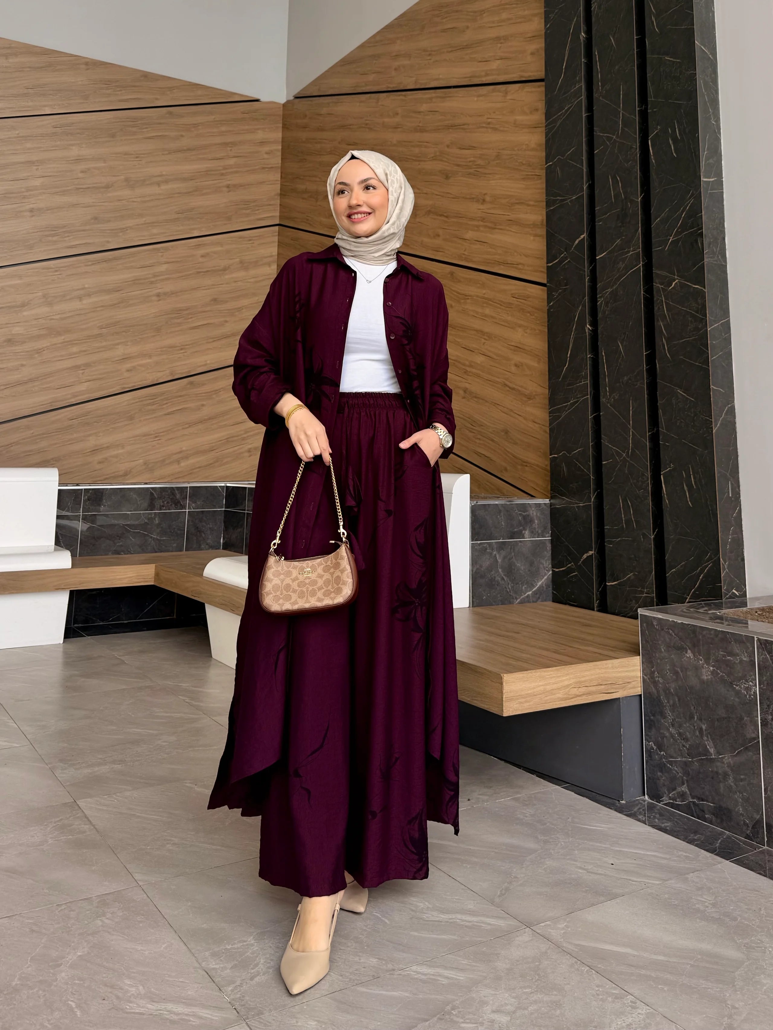 Ensemble motifs noirs |Bordeaux
