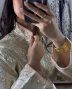 Ensemble robe Brocart |Rose