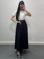 Robe avec ceinture