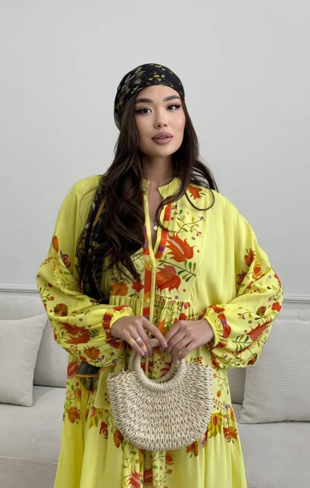 Robe Fleurie | Jaune