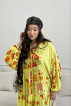 Robe Fleurie | Jaune