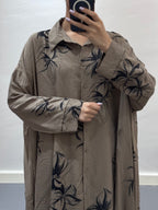Ensemble motifs noirs |Beige