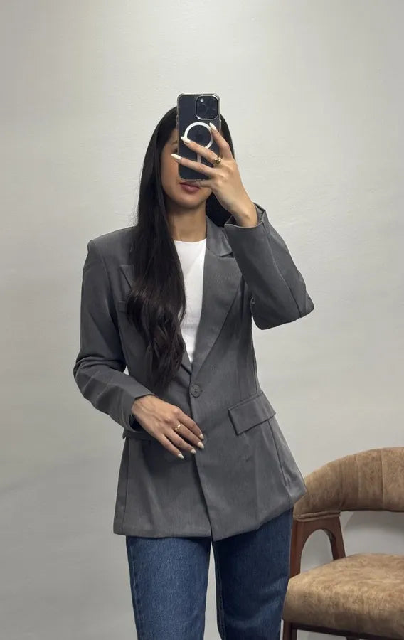 Blazer cintré |Gris