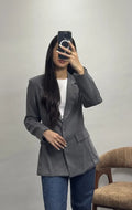 Blazer cintré |Gris