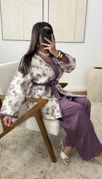 Ensemble “Rêve d’Or” I Veste brocart I purple💫