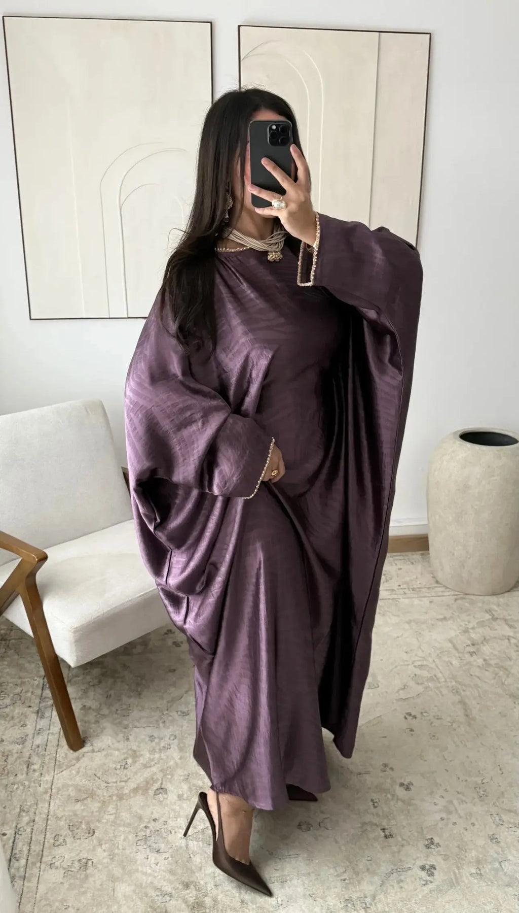 Robe « Papillon Élégant » 🦋-Purple