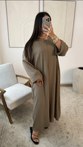 Abaya “Étoile du Soir” 🌟- Khaki