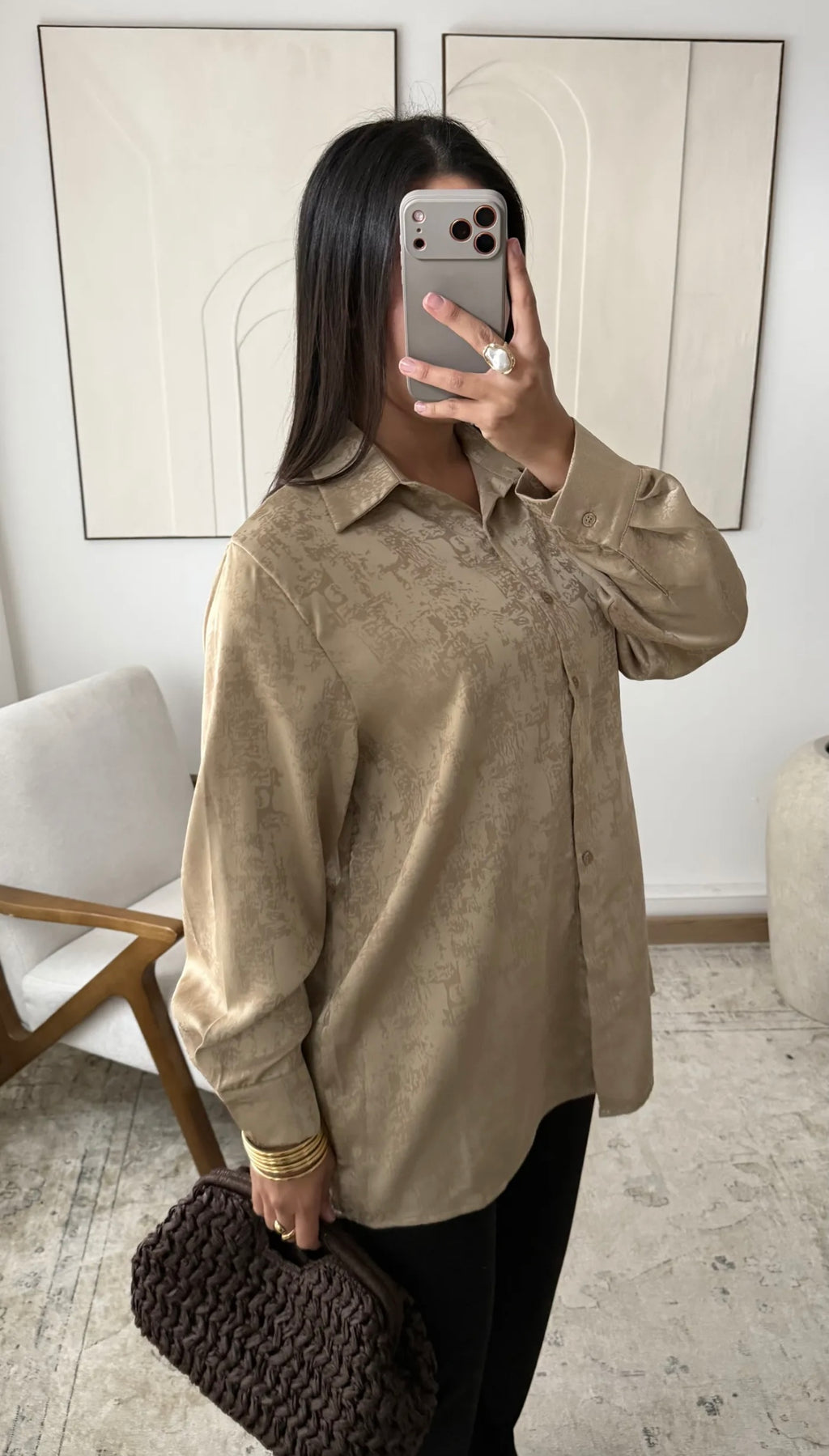 Chemise Satin Signature❤️