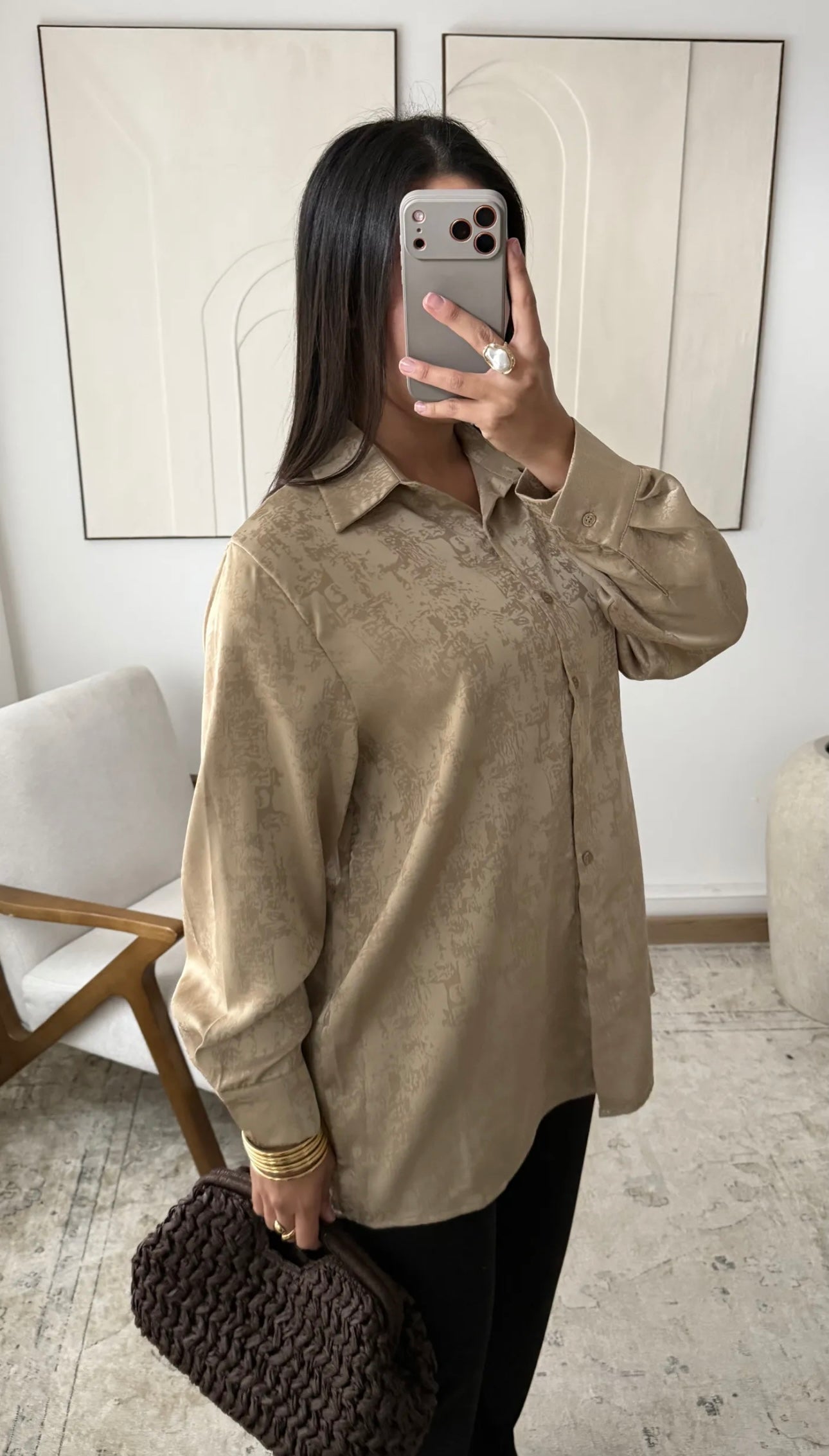 Chemise Satin Signature❤️