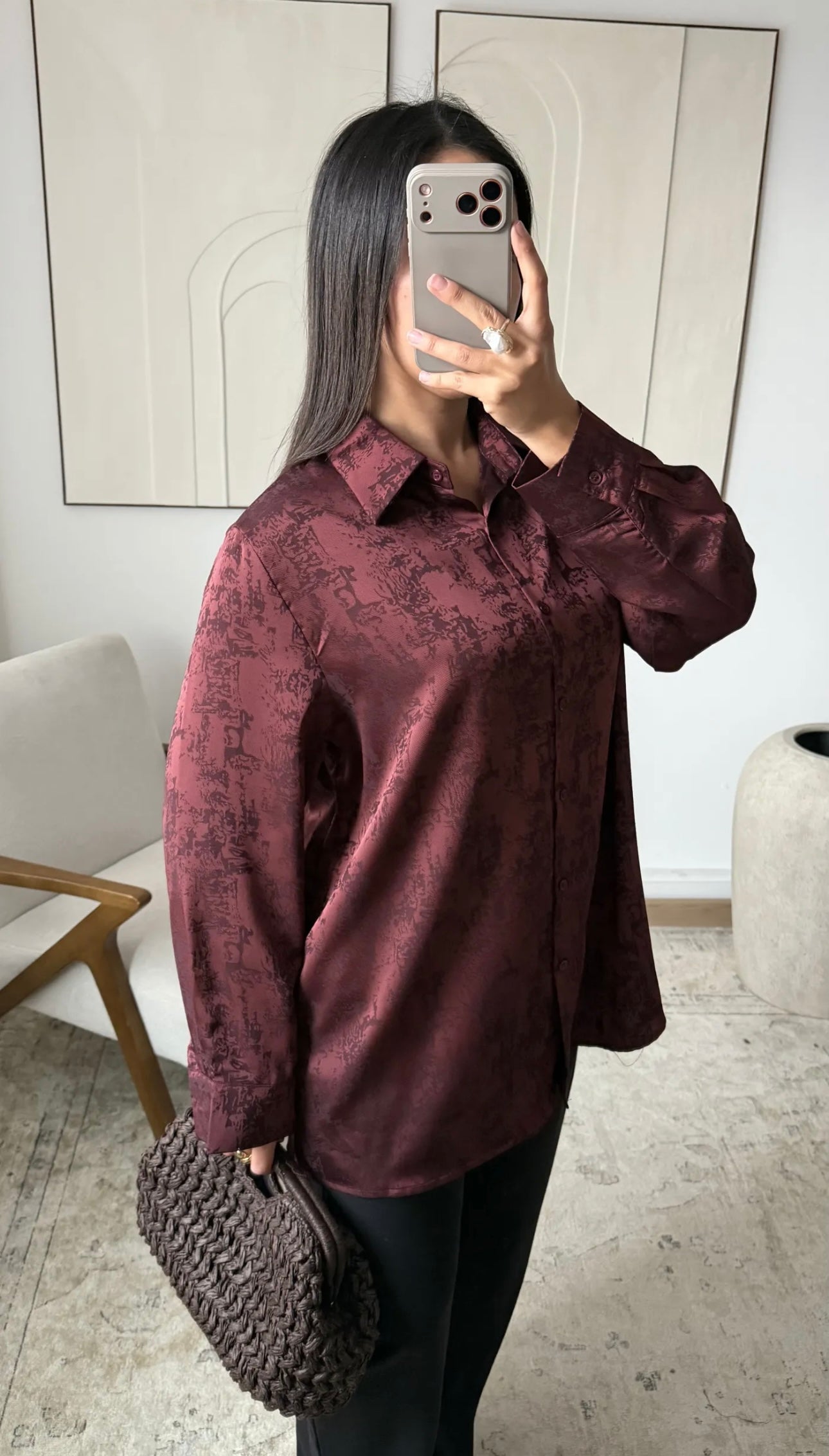 Chemise Satin Signature❤️