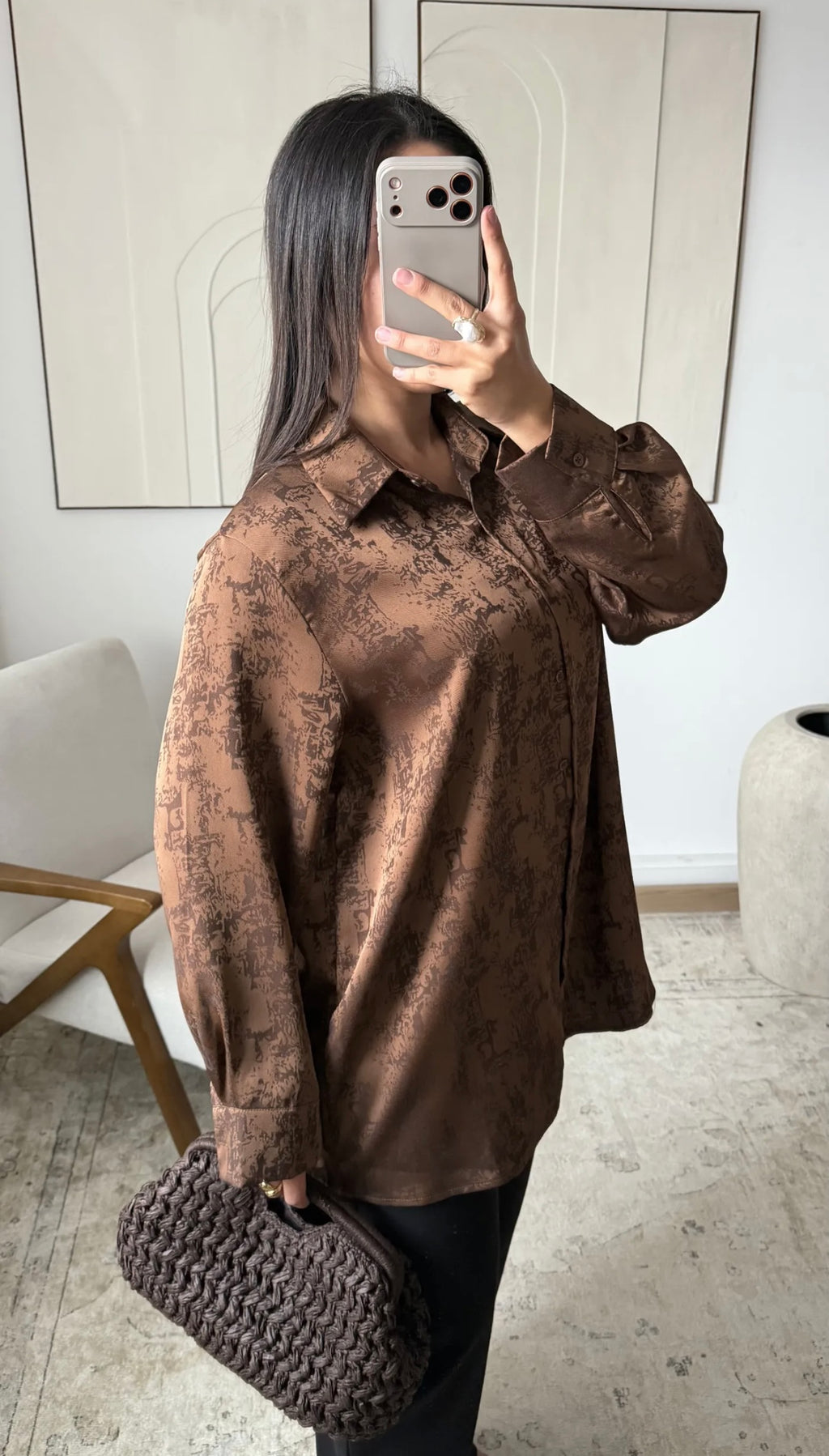 Chemise Satin Signature❤️