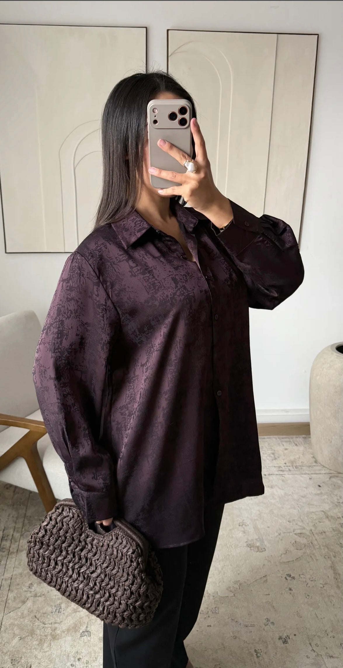 Chemise Satin Signature❤️