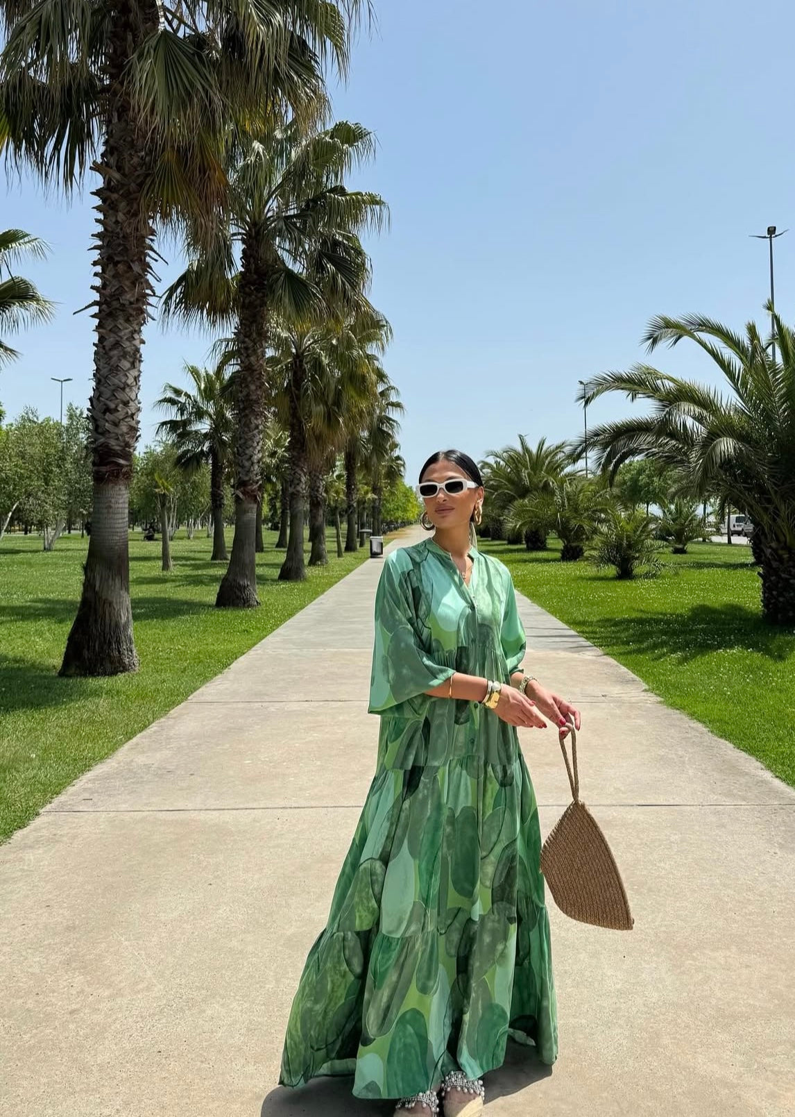 Robe Layna|Vert