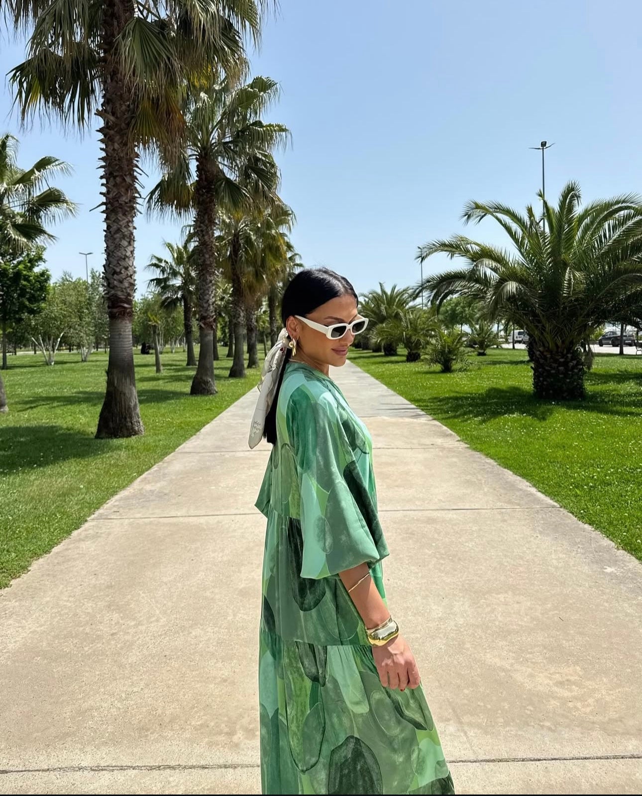 Robe Layna|Vert