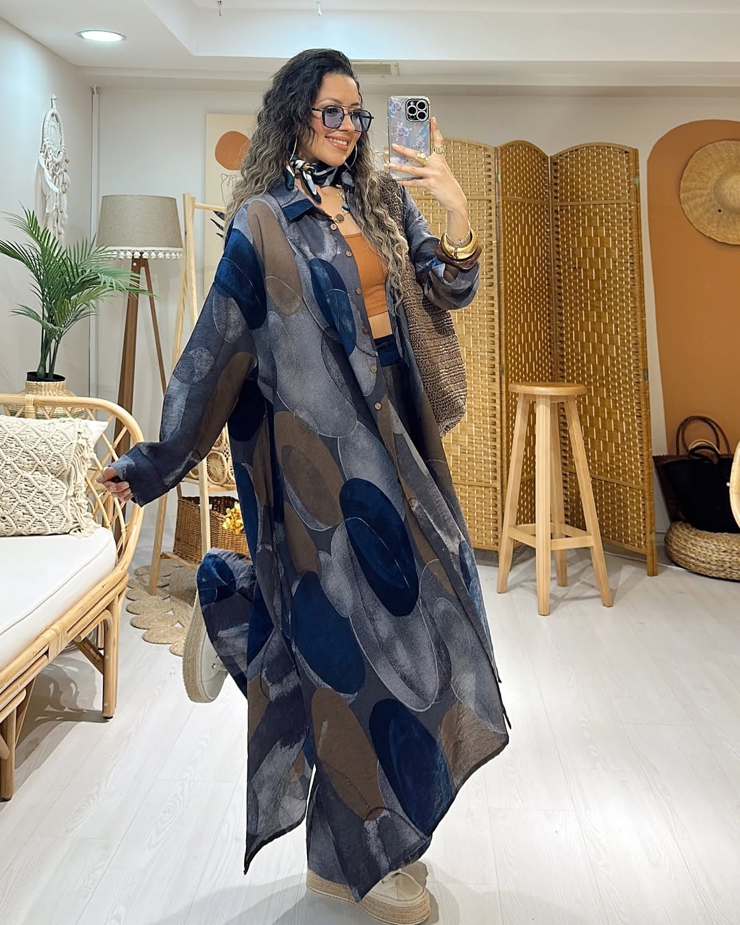 Ensemble |Bleu et Marron