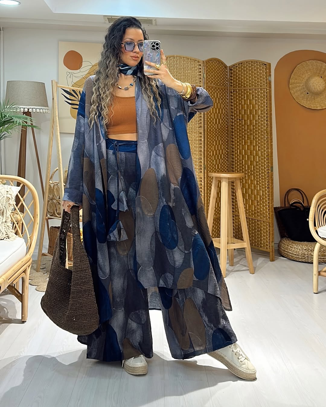 Ensemble |Bleu et Marron