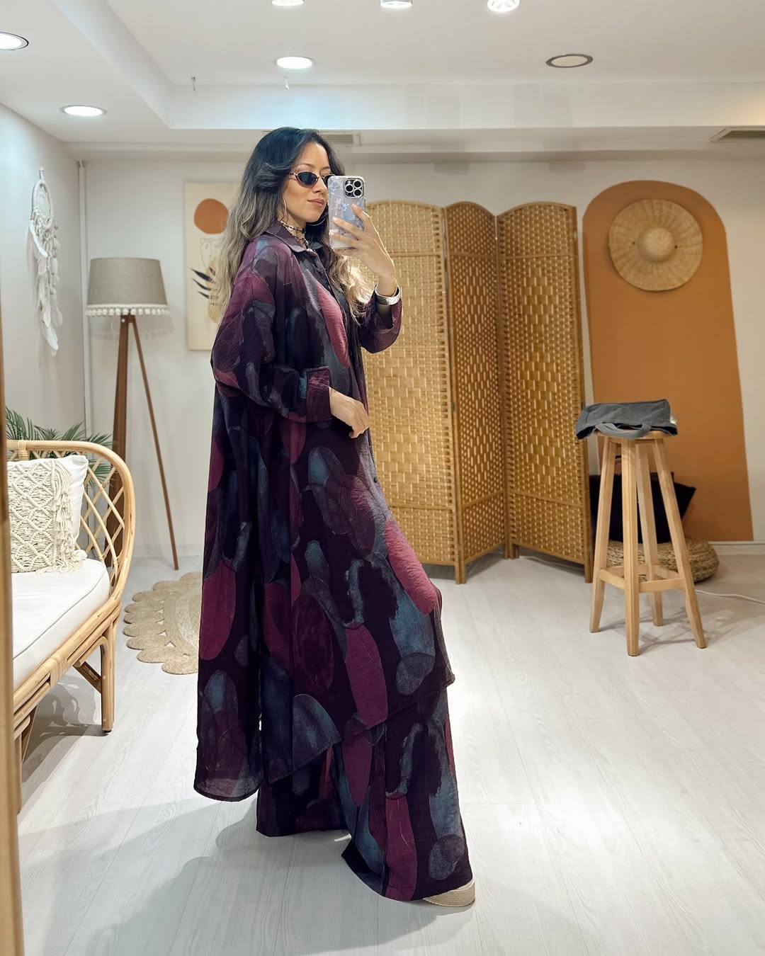 Ensemble |Aubergine et Gris