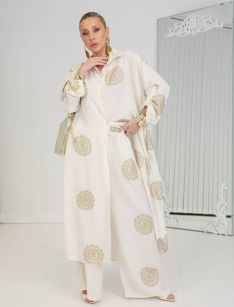 Ensemble Talya - Broderie Dorée 🎗