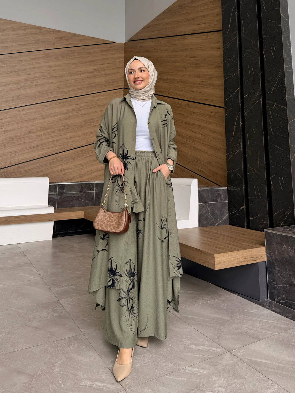 Ensemble motifs noirs |Vert