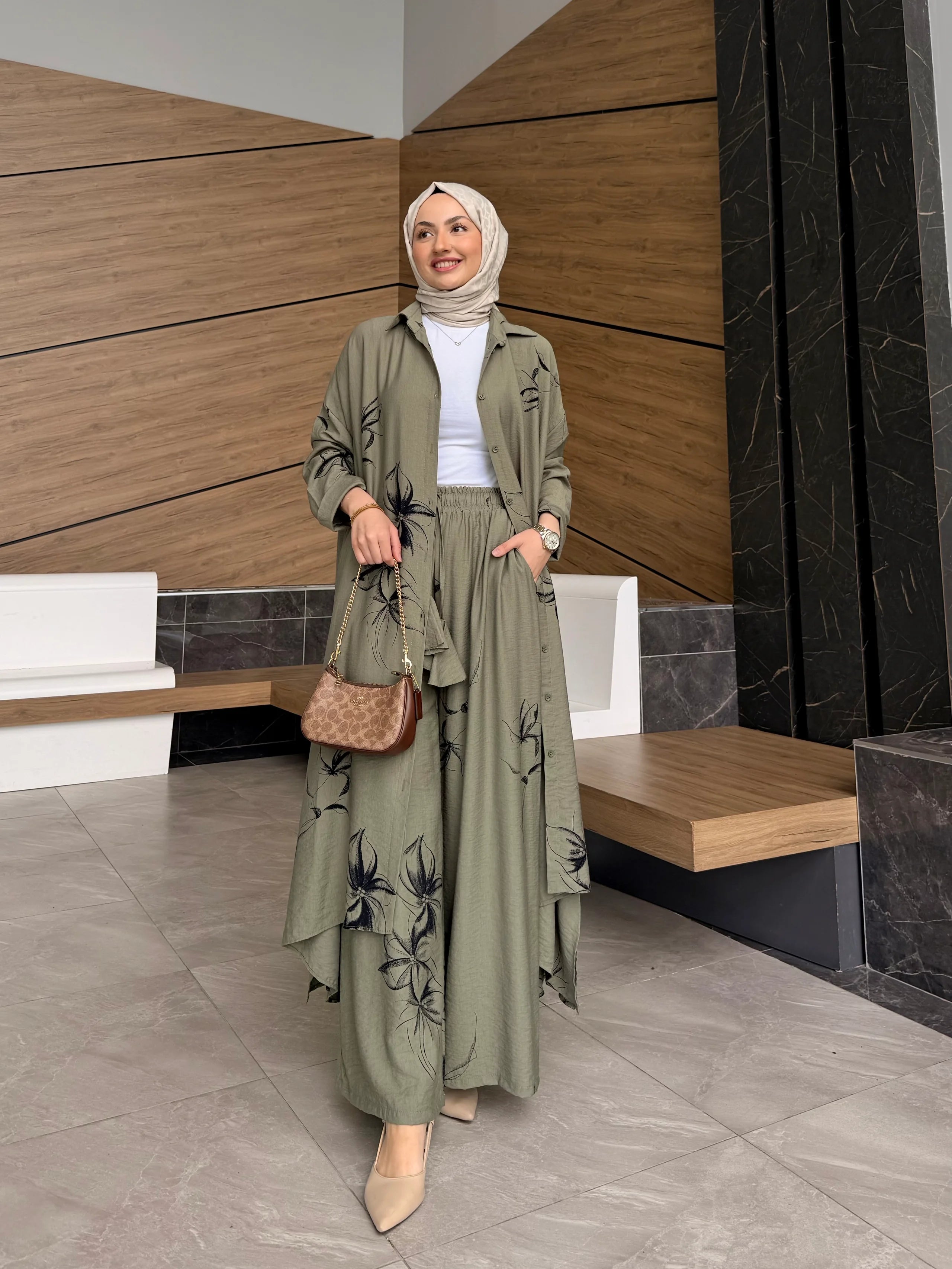 Ensemble motifs noirs |Vert