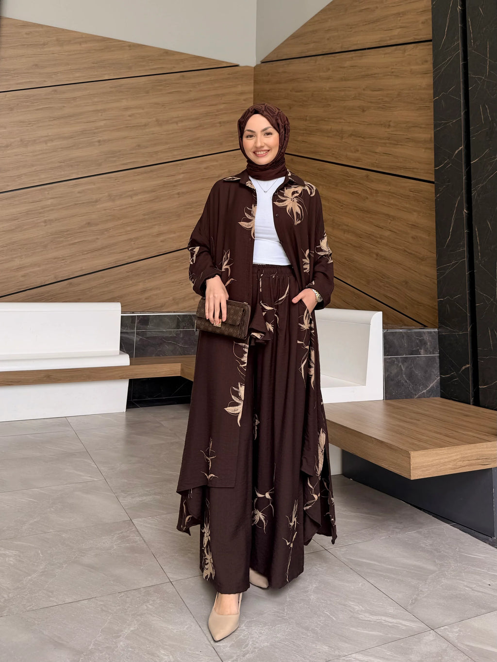 Ensemble motifs camels |Marron