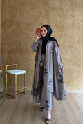 Ensemble motifs noirs |Taupe