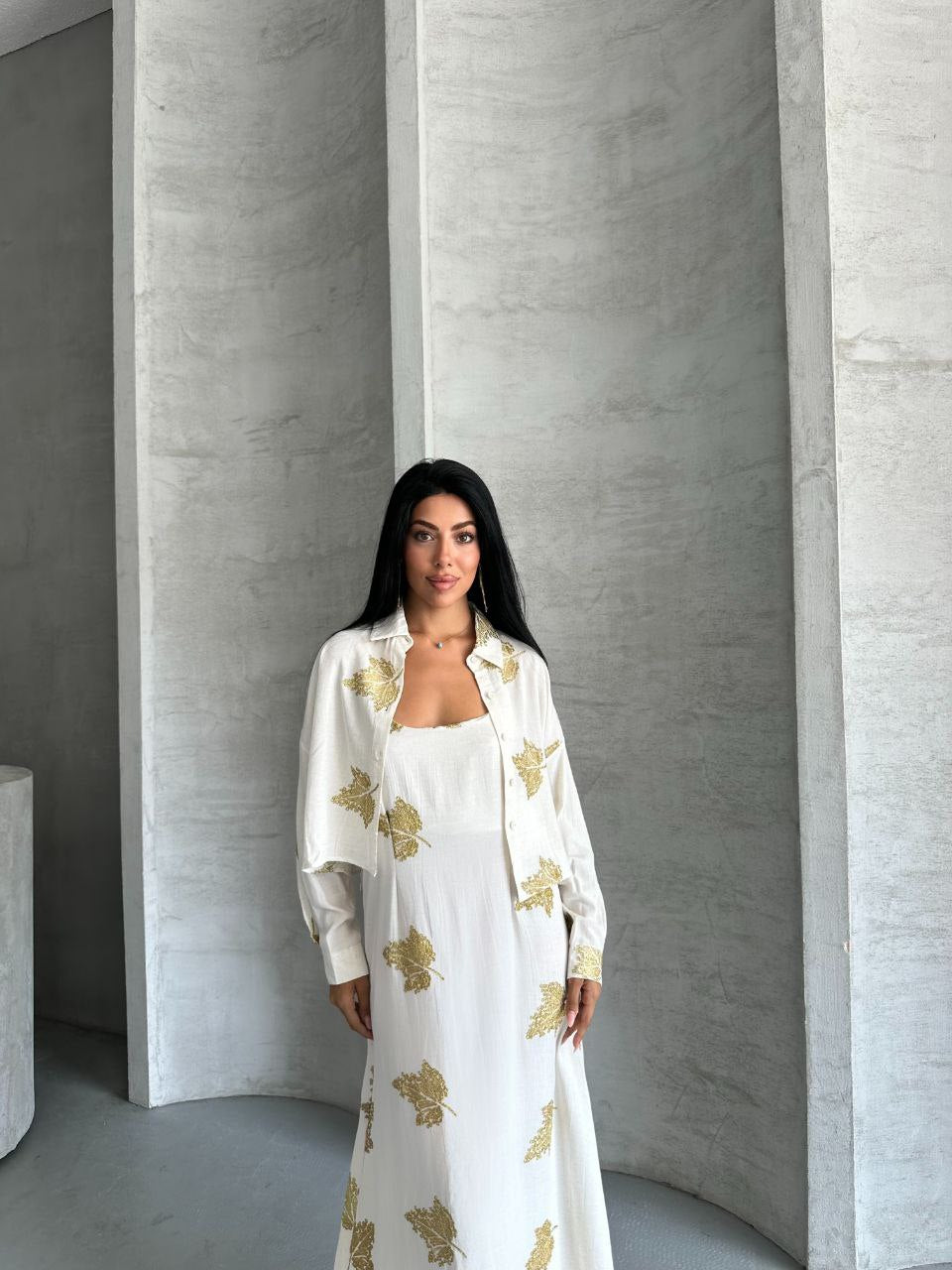 Ensemble deux piece (robe + gilet)